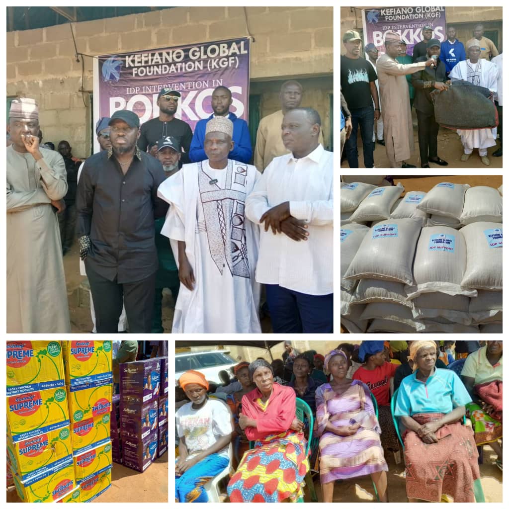 Chief Kefas Ropshik Adopted 5 Orphans Donate Relief Materials To IDPS In Bokkos