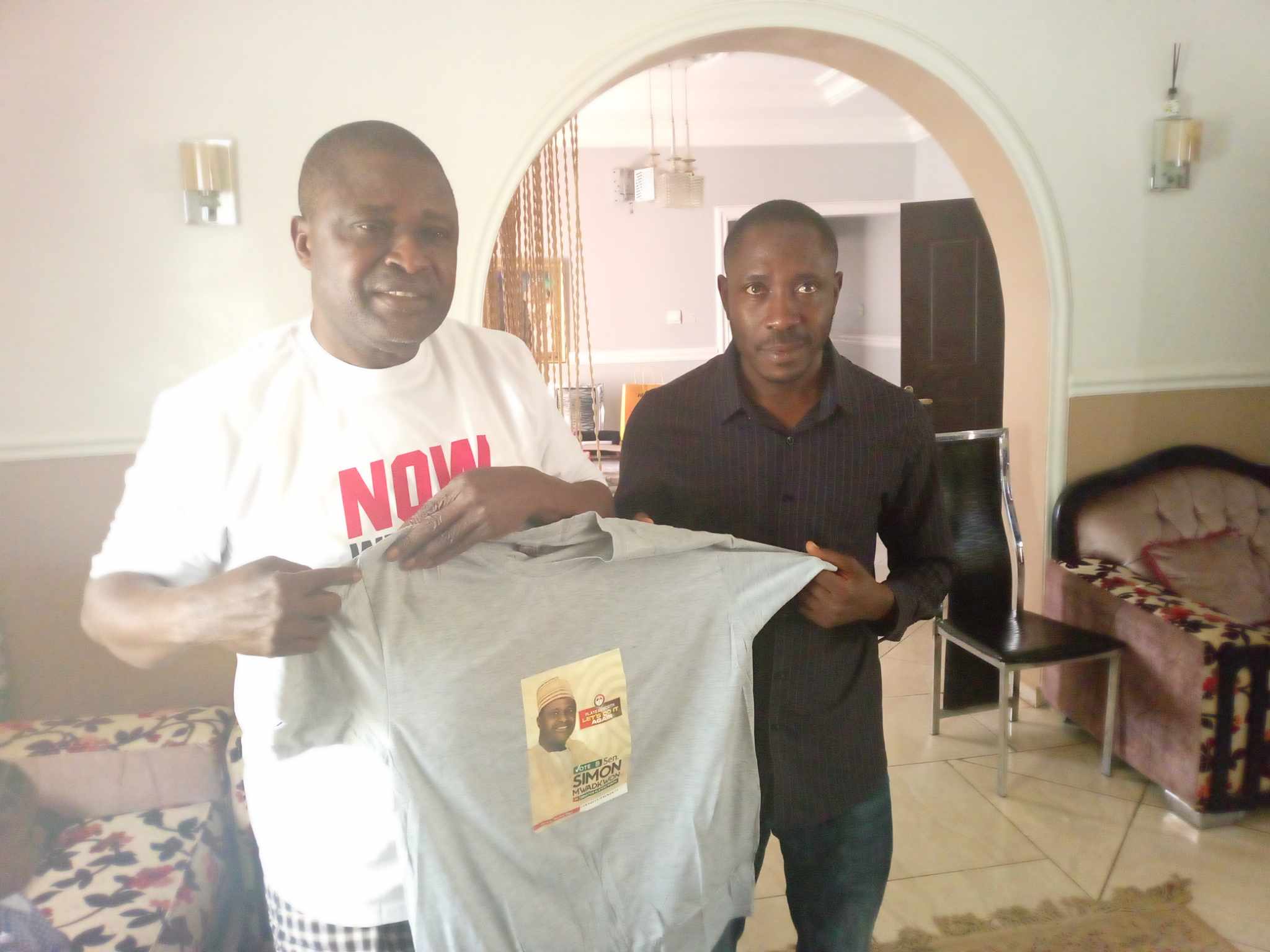 Alex Isaac Boosts PDP Plateau North Senatorial Campaign With Donation of T-shirts