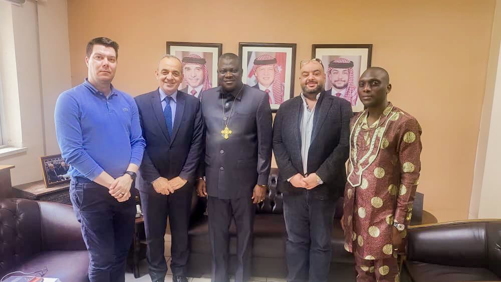 NCPC Boss, Bishop Adegbite Meets With the Jordanian Minister of Tourism, in Amman