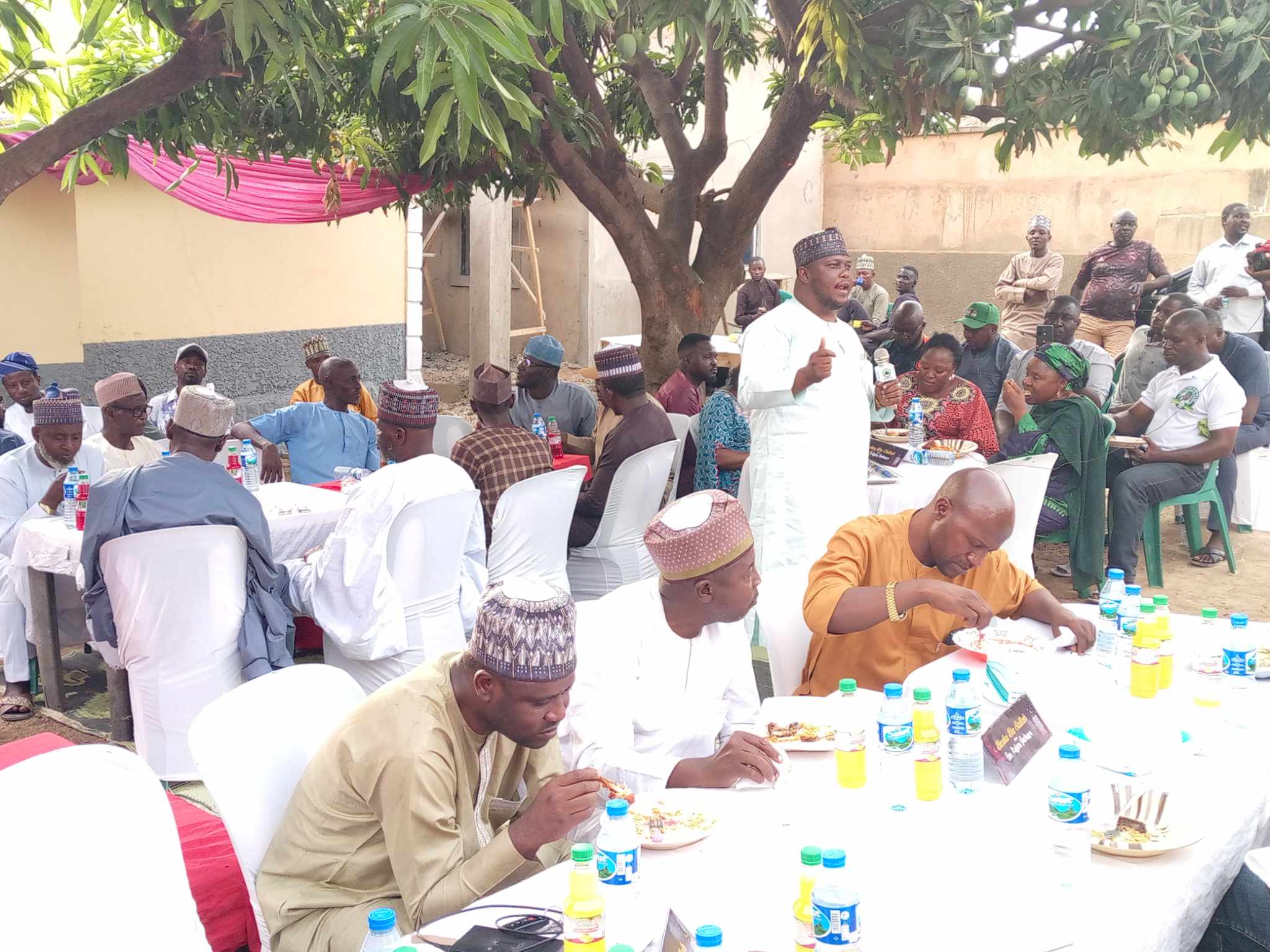 Hon. Kabiru Sani “Garkuwa” Organizes Special Sallah Lunch to Foster Unity Among Christians and Muslims