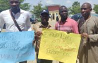 Students from UNIJOS join ASUU in protest, urging the FG to take swift action to prevent a strike