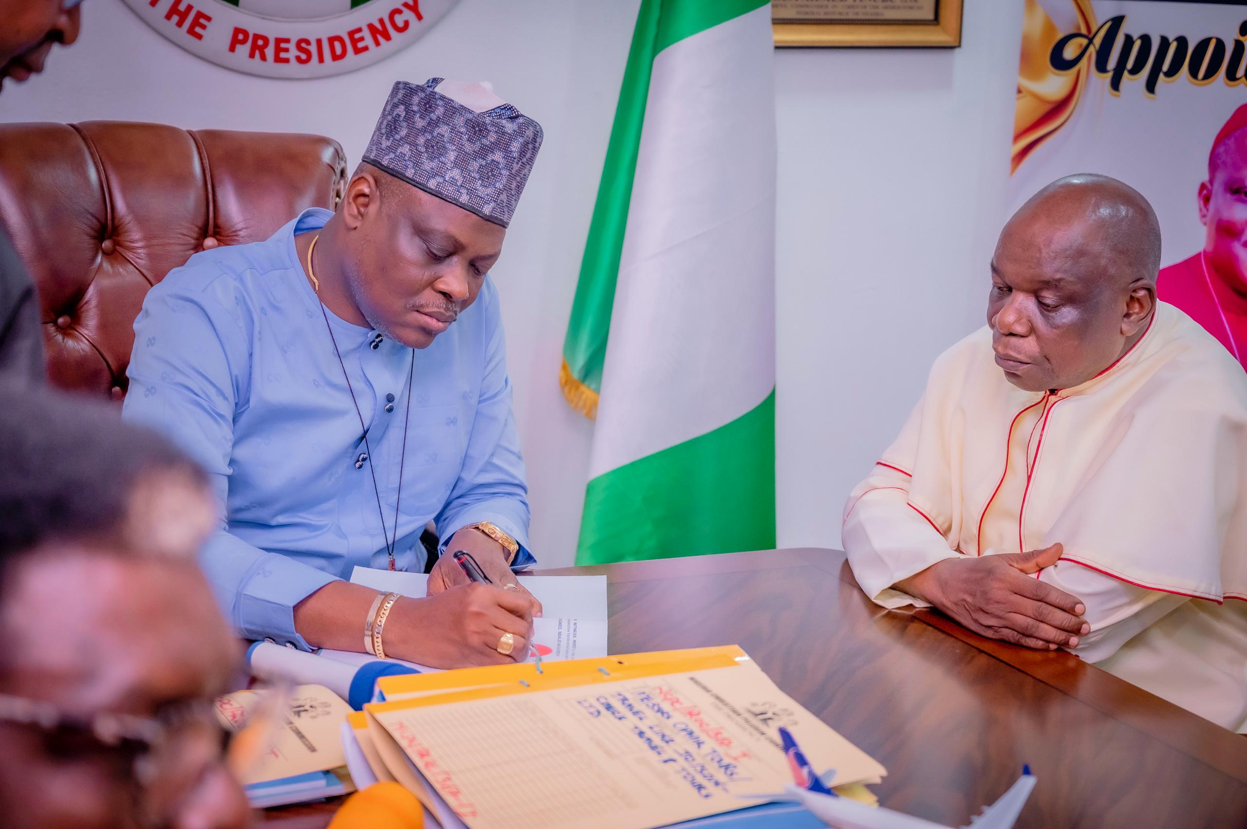 NCPC Signs Contractual Agreement for Airlift and Ground Handling for 2024 Pilgrimage Exercise