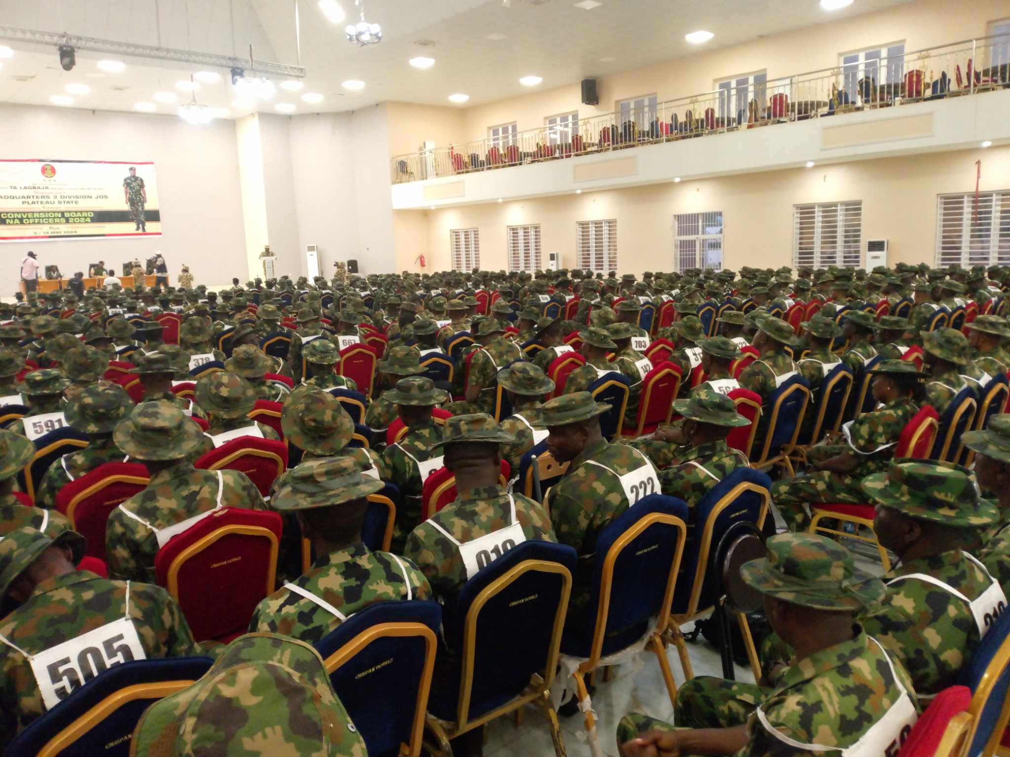 Nigerian Army Officers Conversion Exercise Kicks Off in Plateau State as GOC 3 Division Urge Candiates to be Good Ambassadors