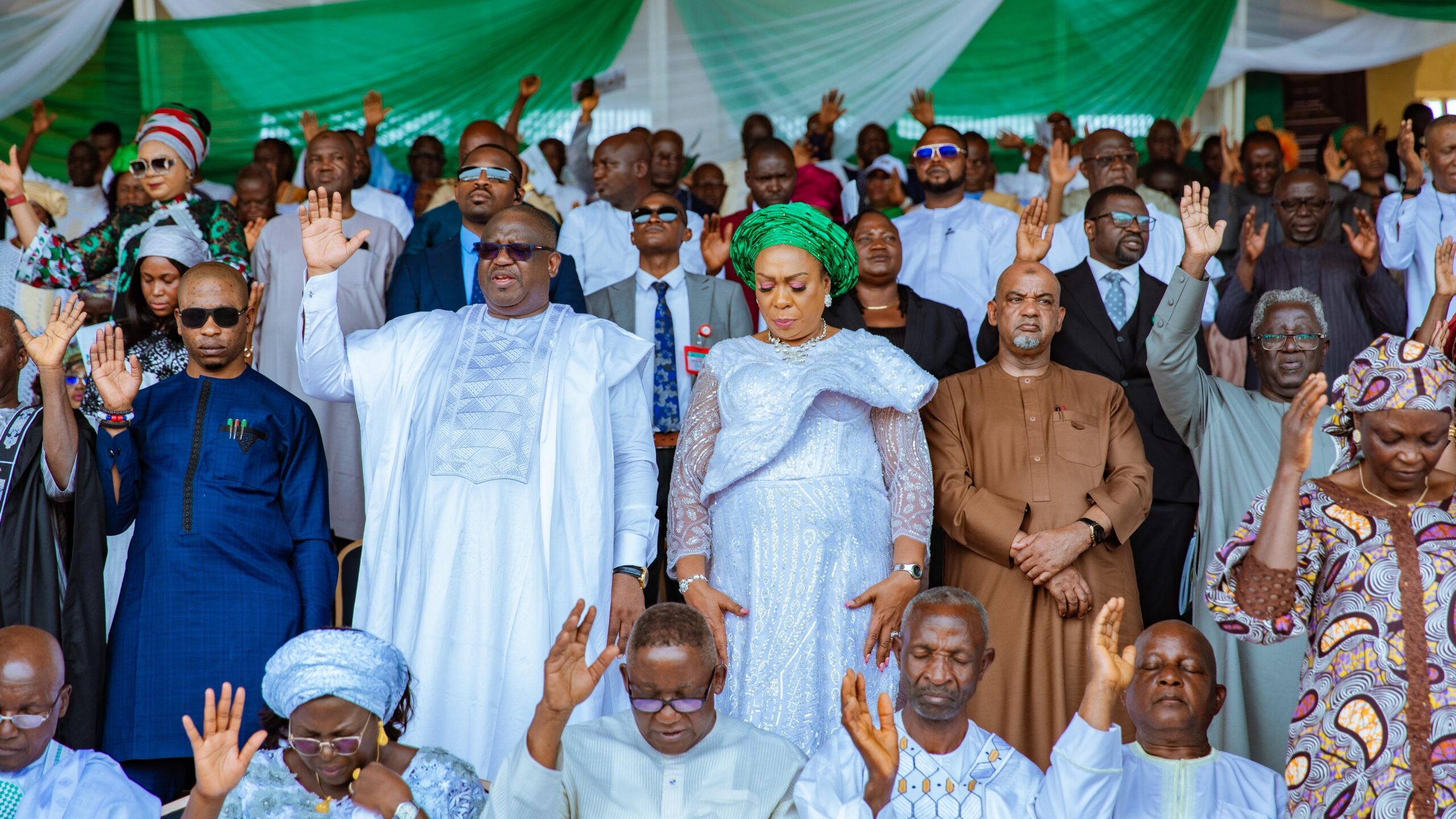 Gov. Mutfwang Leads Plateau Residents in Thanksgiving to Commemorate One Year in Office, Harps on Unity and Prosperity