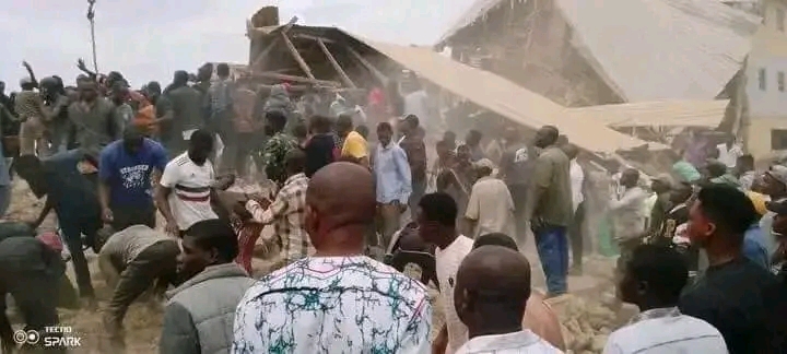 Gov. Mutfwang Condole Families of Students of Saints Academy Jos Who Died in School Building Collapse