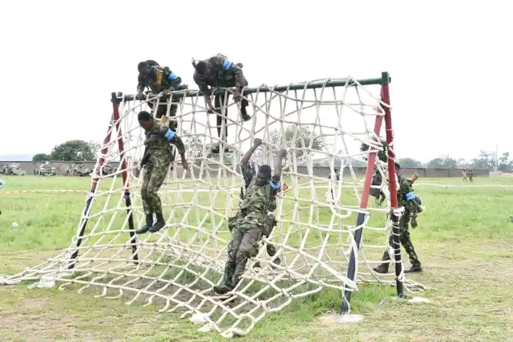 Chief of Army Staff Declares Open Nigerian Army Inter-division Combat Platoon Obstacle Crossing Competion in Jos, Plateau State