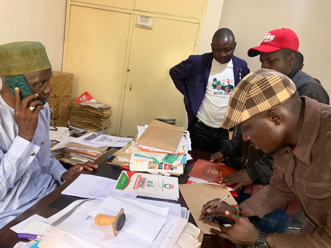 Pharmacist Gyang Ishaya Samuel Submits Nomination Form, Urges PDP for Free and Fair Election