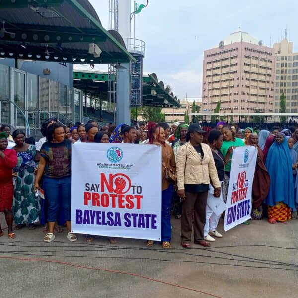 Women for Peace, Security and Social Inclusion Calls for Peaceful Protest and Dialogue, Reaffirms Commitment to Peace and Women’s Welfare