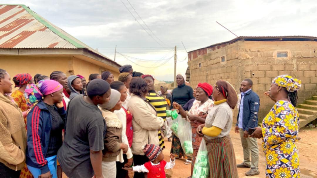 Alex Isaac Dagul Distributes Sanitary Pads to Girls in Mazaram, Jos South LGA