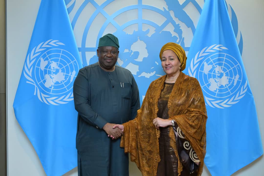 Plateau Gov.  Mutfwang Meets United Nations’ Deputy Secretary, Commits to Sustainable Development