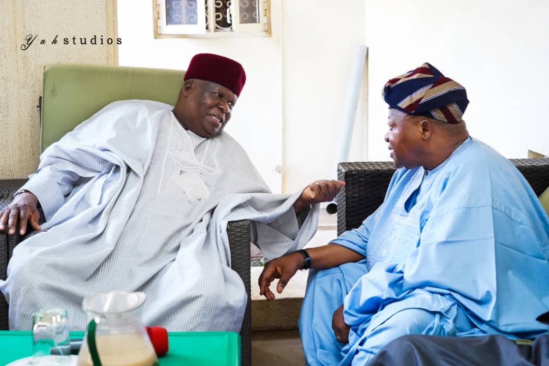 Sen. Joshua Dariye Pays Condolence Visit to Gbong Gwom Jos Over Demise of Barr. Timothy Buba