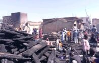 Senator Dariye Commiserates With Traders of Katako Jos North LGA Timber Market over Inferno