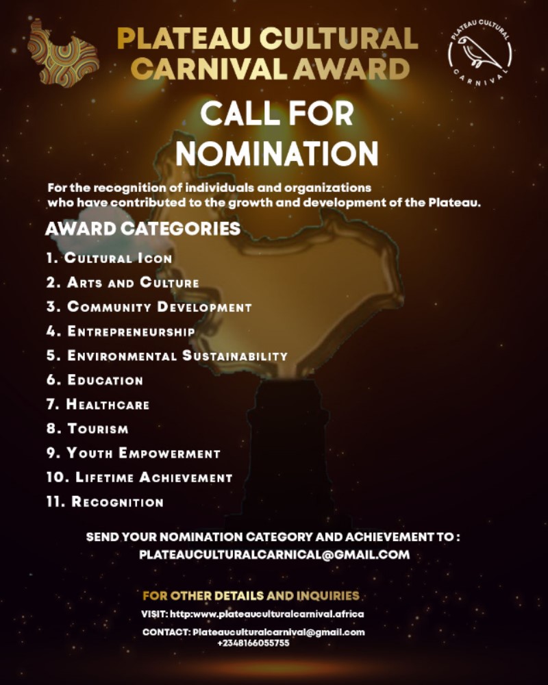 Nominations Begin for Plateau Cultural Carnival Awards