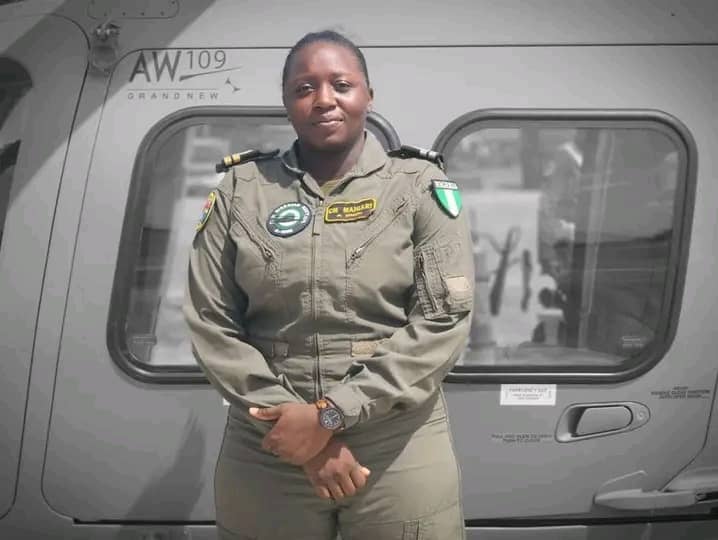 Plateau Gov. Mutfwang Salutes First Female Pilot in the Nigerian Navy, Lt. Changfe Maigari