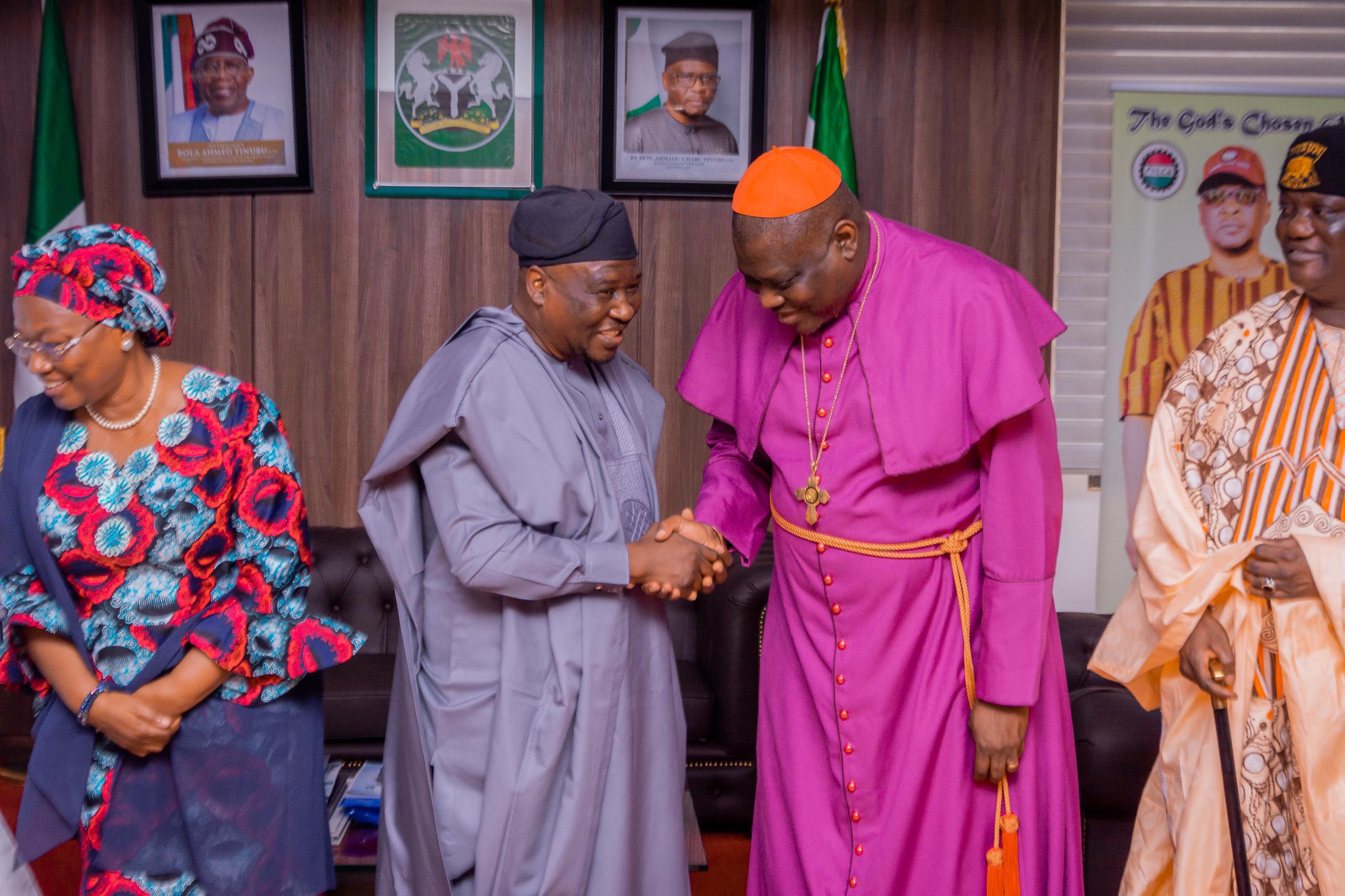 Governor Fintiri Applauds Innovative Revitalisation and Leadership of NCPC Boss, Bishop Adegbite