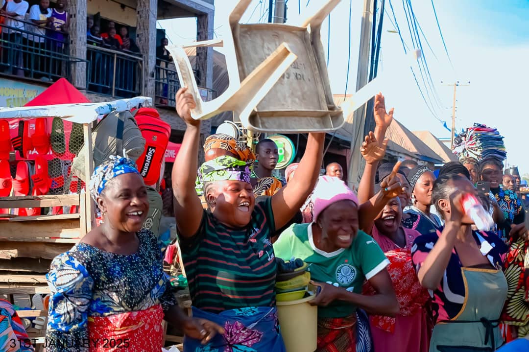 Market Women Accord Governor Mutfwang Warm Reception at Kugiya Market, Promise Support for Infrastructural Enhancement