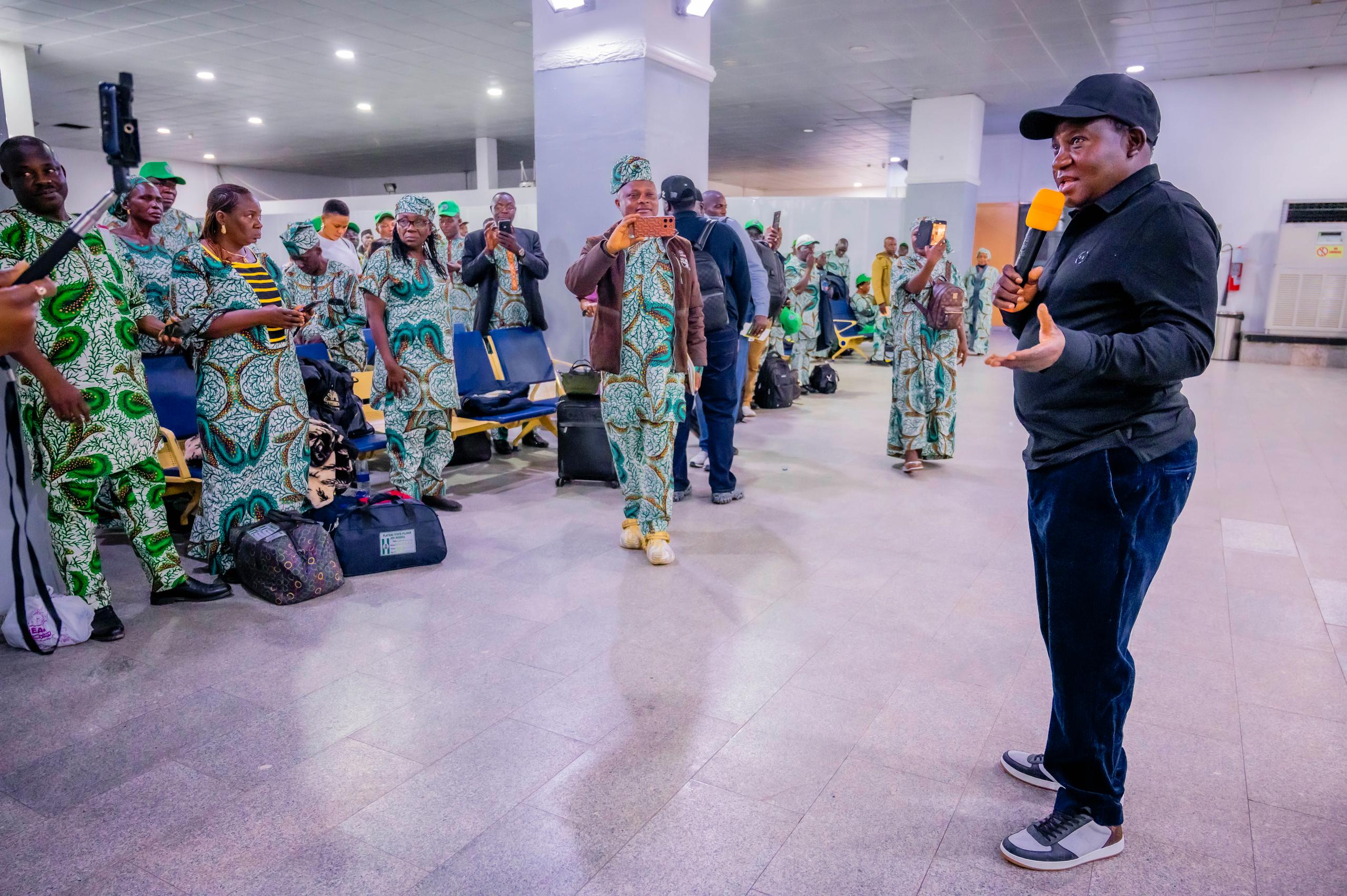 Senator Lalong Encourages Christian Pilgrims to be Good Ambassadors