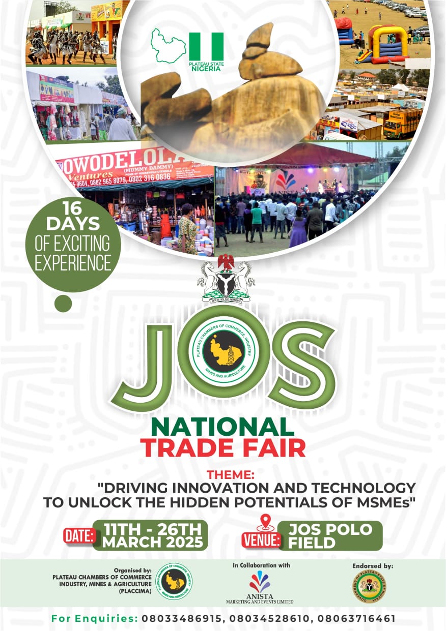 2025 Jos National Trade Fair Set to Commence Tomorrow