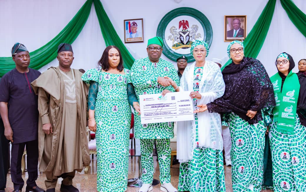 First Lady of Nigeria, Sen. Oluremi Tinubu, Provides 1 Billion Naira to Support Vulnerable Persons in Plateau State, Calls for an End to Violent Attacks