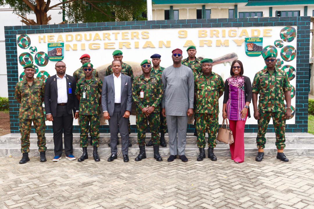 Fan Milk Nigeria MD Tours 9 Brigade Headquarters, Vows to Boost Health and Nutritional Standards Within the Cantonment
