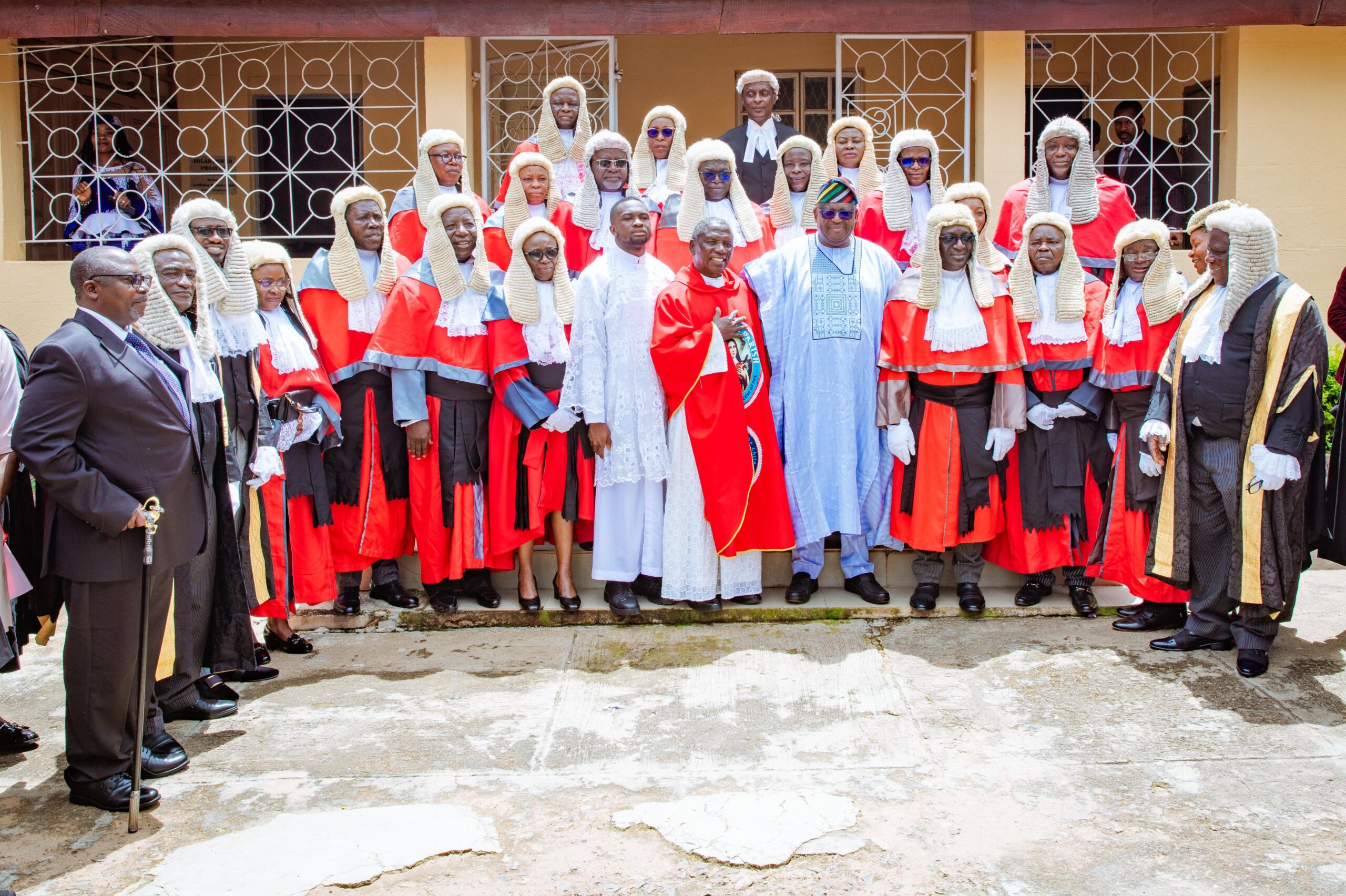Governor Mutfwang Reaffirms Commitment to Justice, Security and Peace at Legal Year Service, Announces Recruitment of Youths into Operation Rainbow
