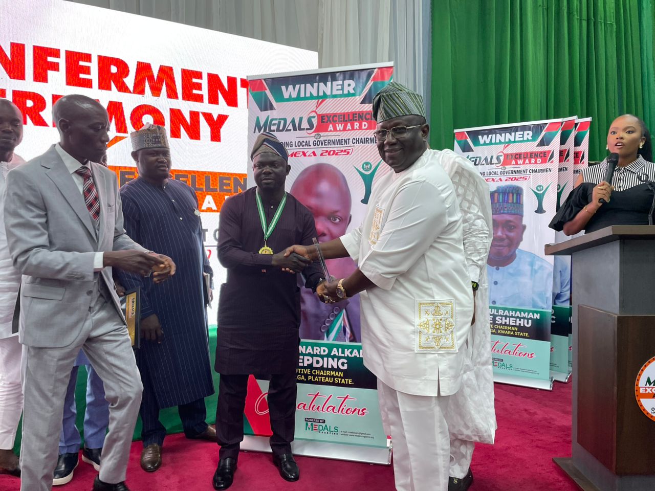 Mikang Council Boss Bags National Medals Excellence Award as Outstanding LGA Chairman