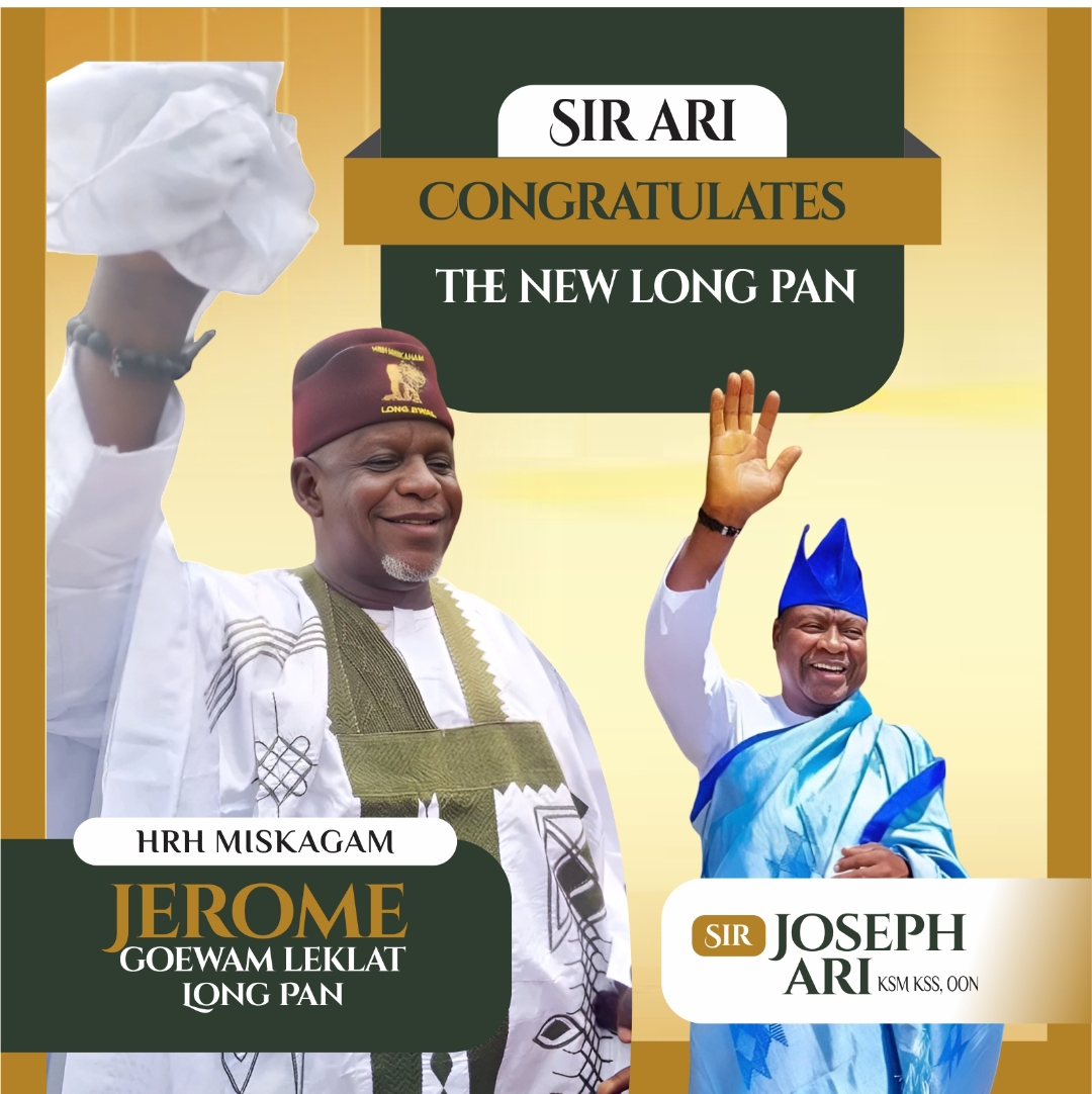 Sir Ari Congratulates New Long Pan on Election Victory, Commends Peaceful Process