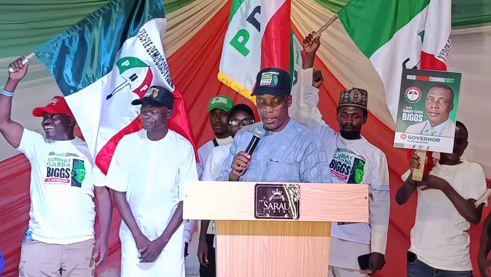 PLATEAU 2027: SUNDAY GARBA BIGGS ACCEPTS PDP GUBERNATORIAL TICK, PLEDGES ONE-TERM TENURE TO RESPECT ZONING