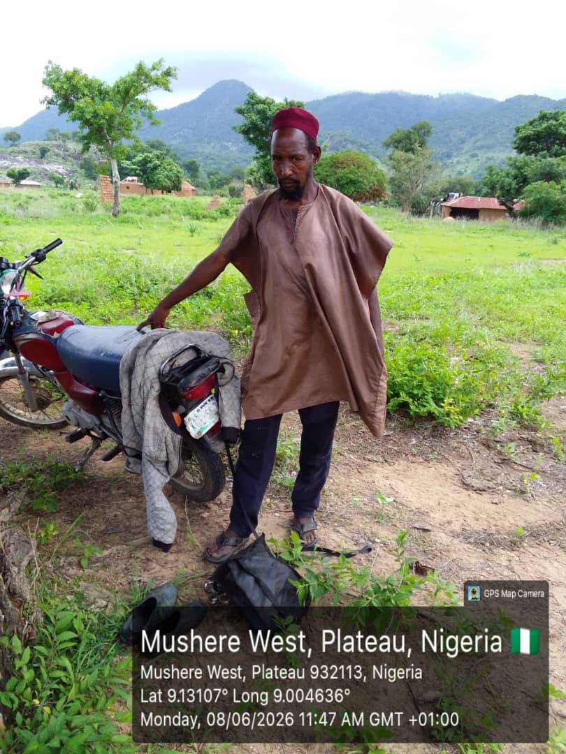 Security Team Arrests Notorious Bandit Leader in Hokk, Horop District, Mushere West Bokkos LGA Security Team Arrests Notorious Bandit Leader in Hokk, Horop District, Mushere West Bokkos LGA