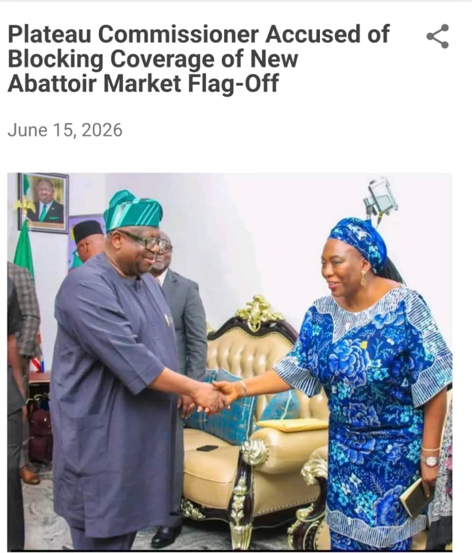 Plateau State Information Ministry Takes Steps to Calm Tension Over Abattoir Event Coverage, Refutes Allegations of Media Exclusion Plateau State Information Ministry Takes Steps to Calm Tension Over Abattoir Event Coverage, Refutes Allegations of Media Exclusion