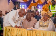 Former President Jonathan, Wife, Governors and Other Dignitaries Pay Last Respects to Late Chief Christiana OparaIn Umuopara Nguru