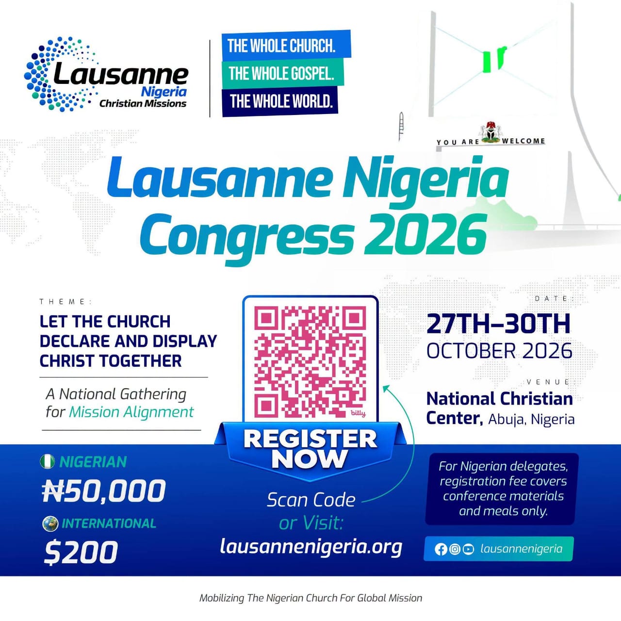 5,000 Christian Leaders to Gather in Abuja for First Lausanne Nigeria Congress in Over a Decade
