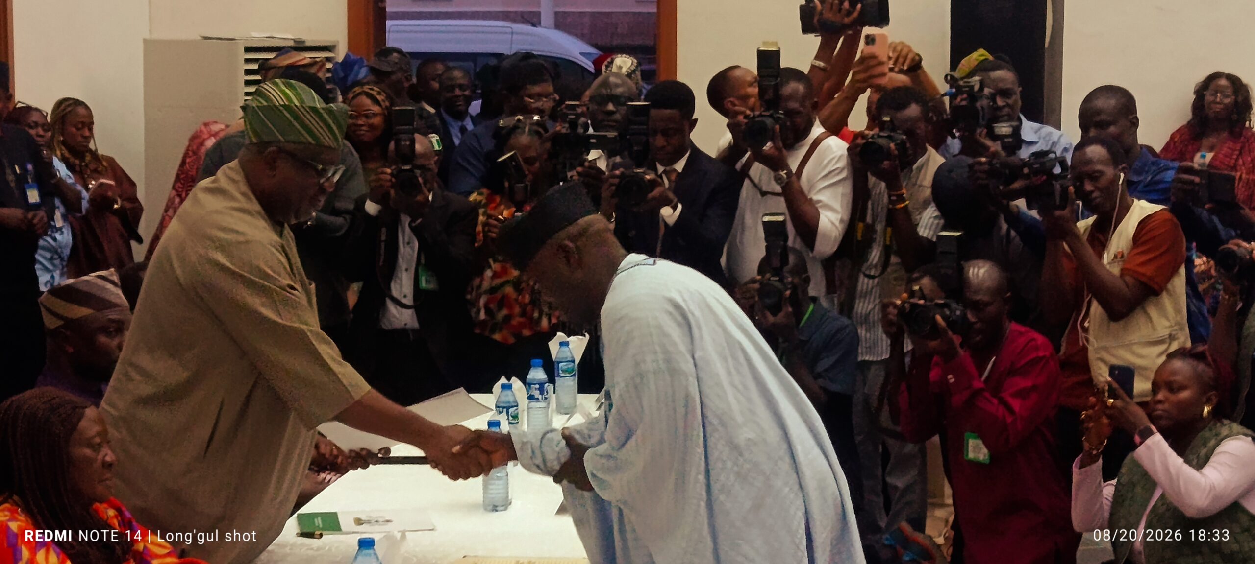 Gov. Mutfwang Swears in Comrade Prince Miafeng as Commissioner. Gov. Mutfwang Swears in Comrade Prince Miafeng as Commissioner.