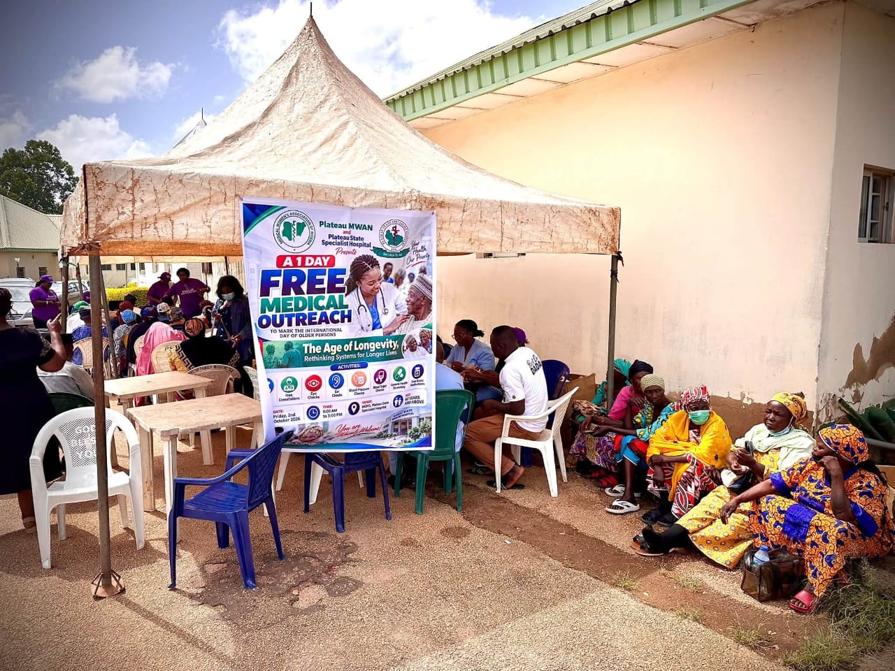 International Day of Older Persons: MWAN Provides Free Healthcare to Elderly People at Plateau Specialist Hospital