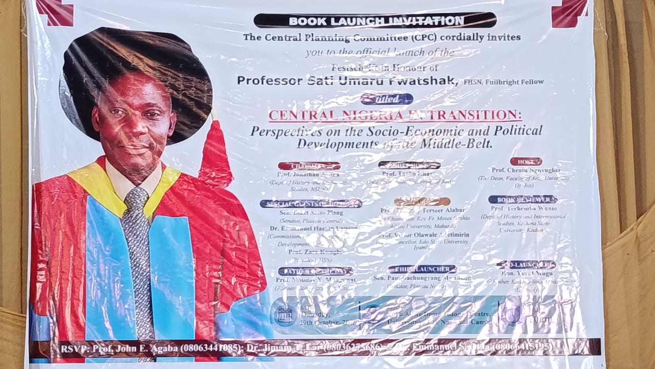 Africa’s Progress Hobbled by Historical & Elite Greed- Prof. Sati Fwatshak Africa’s Progress Hobbled by Historical & Elite Greed- Prof. Sati Fwatshak
